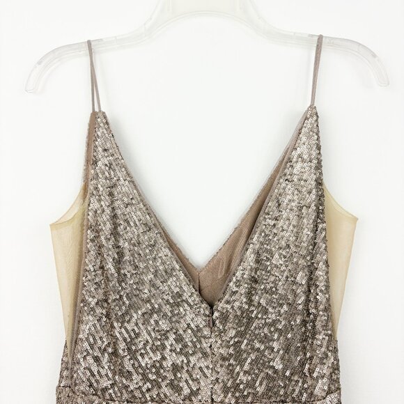 Jenny Yoo Collection Zelda Sequin Maxi Dress Size 8 Hazel Sleeveless Formal - Picture 7 of 12